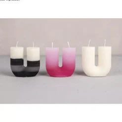 Online Molde para velas de silicona forma U acalanado Velas|Herramientas Para Modelado