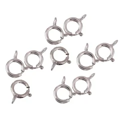 Clearance Mosquetón plata redondo Bisutería