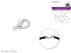 Discount Mosquetón Plateado 10mm Bisutería