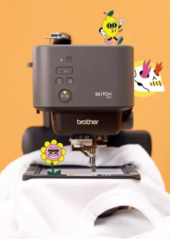 Hot Máquina de Bordar Skitch PP1 Herramientas Para Tela|Telas, Sedas Y Fieltro