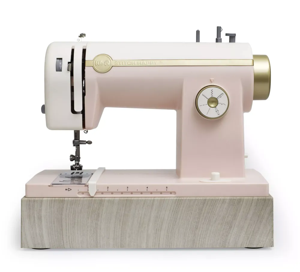 Outlet Máquina de coser Stitch Happy Rosa We R Memory Keepers Telas, Sedas Y Fieltro|Herramientas Para Tela