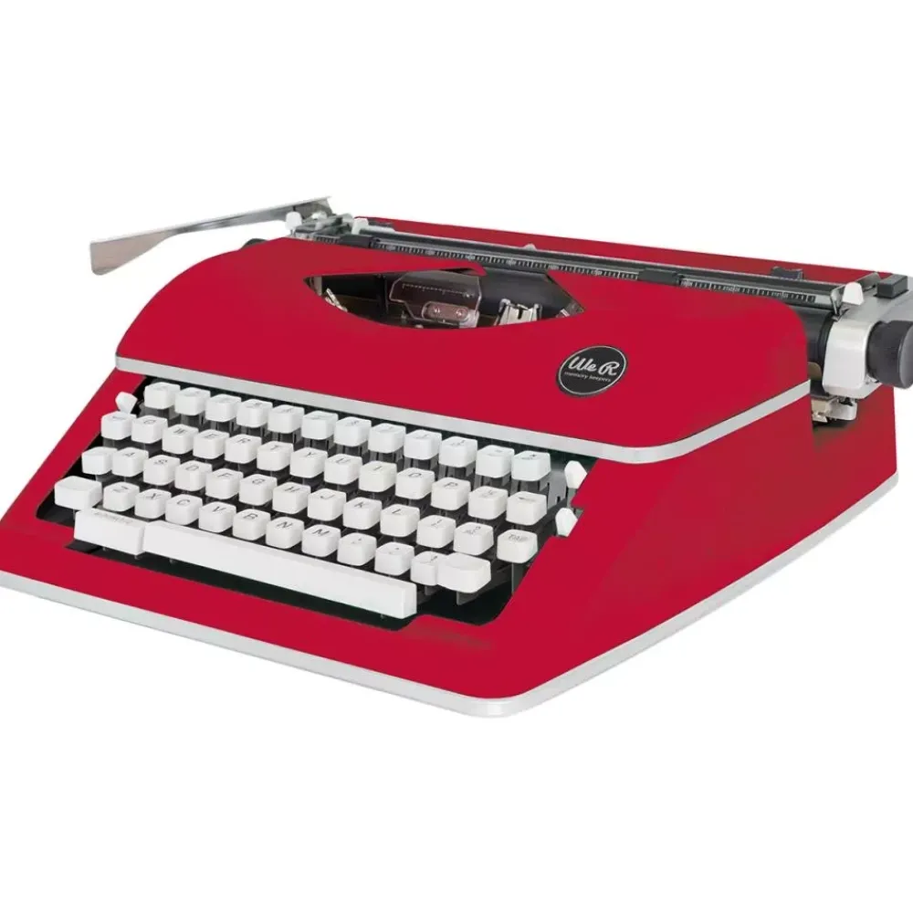 Clearance Máquina de escribir Typecast Typewriter Red We R Roja Telas, Sedas Y Fieltro|Herramientas Para Tela