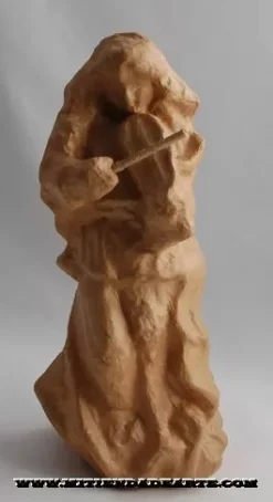 Sale Ángel de pie con violín de cartón Cartón Y Papel Maché|Navidad