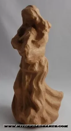 Sale Ángel de pie con violín de cartón Cartón Y Papel Maché|Navidad