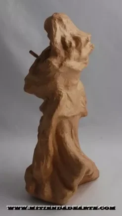Sale Ángel de pie con violín de cartón Cartón Y Papel Maché|Navidad