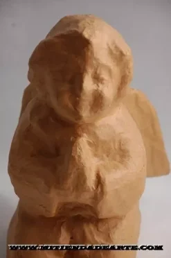 Hot Ángel de rodillas rezando de cartón Cartón Y Papel Maché|Navidad