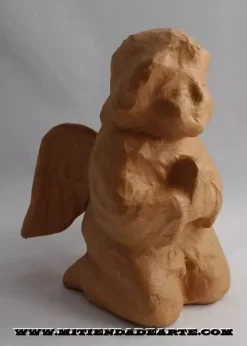 Hot Ángel de rodillas rezando de cartón Cartón Y Papel Maché|Navidad