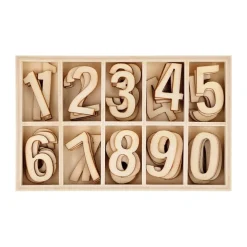 Hot Números de madera 3cm Calendarios De Adviento