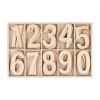 Números de madera 6cm Calendarios De Adviento