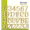 Sale Números de Madera para Calendario de Adviento 2cm Calendarios De Adviento