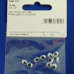 New Ojos Movibles Circulares con Pestañas Goma Eva Fofuchas|Telas, Sedas Y Fieltro