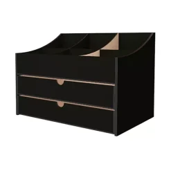 Sale Organizador de escritorio accesorios y cosméticos Negro Organización