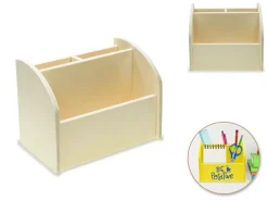 Outlet Organizador de Escritorio de Madera Maderas|Organización