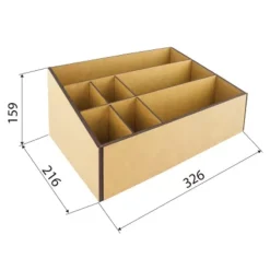 Outlet Organizador de escritorio con 7 compartimentos Organización