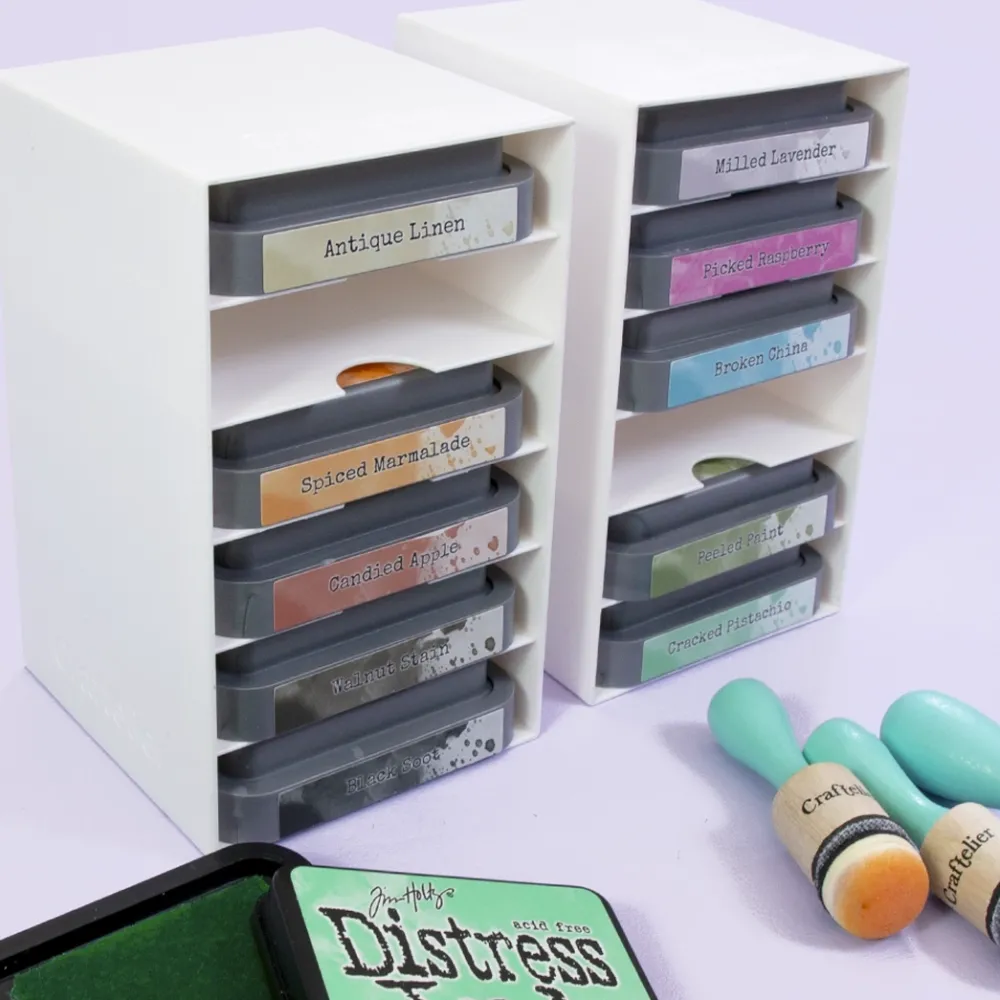 Online Organizador de Tintas Distress Doble Organización