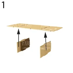 Discount Organizador para escritorio con cajones en DM Organización