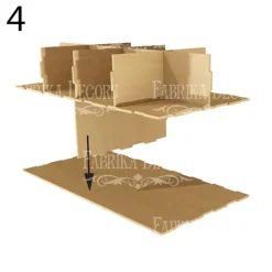 Sale Organizador rectangular de escritorio con dos cajones en DM Organización