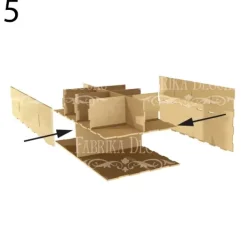 Sale Organizador rectangular de escritorio con dos cajones en DM Organización
