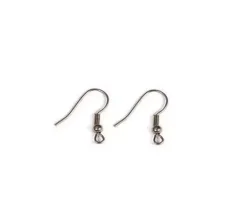 Sale Pack de 10 pares de Pendiente PLATA Hippy Abierto con bola Pastas Moldeables|Bisutería