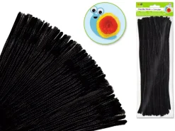 Discount Pack de Chenilla Negro Goma Eva Fofuchas