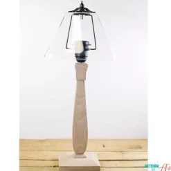 Pantalla de metacrilato cuadrada 20 cm. Lámparas