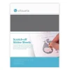 Sale Papel Adhesivo para Rascar Plateado Silhouette