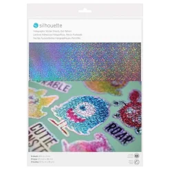 New Papel adhesivo Puntos Holográficos Silhouette