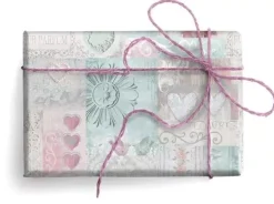Discount Papel corazones y rosas 49,5x68cm Papel Y Decoupage