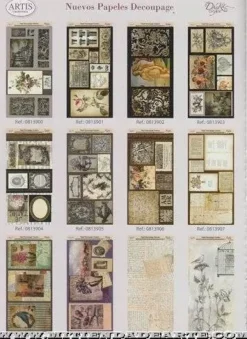Clearance Papel Dayka 62x32 cm. Ref: 0813916 Decoupage
