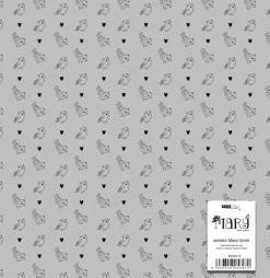 Outlet Papel de acetato Pájaros Mary 30x30cm Papeles