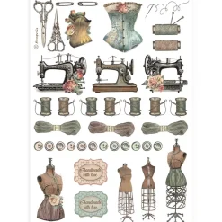 Hot Papel de arroz Accesorios de Costura Best Sellers 21x30cm Papeles|Decoupage