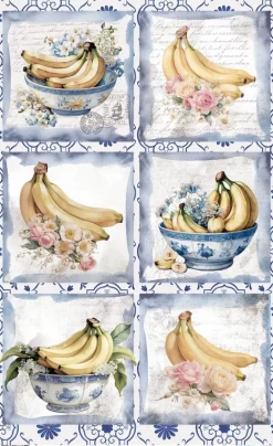 Best Papel de Arroz Bananas III Fruits Market 54x33cm Papel Y Decoupage
