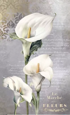 Clearance Papel de Arroz Calla Lily IV La Vie en Fleurs 54x33cm Papeles|Decoupage