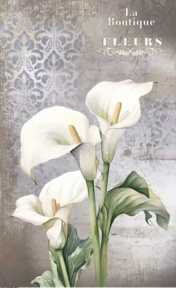 Outlet Papel de Arroz Calla Lily III La Vie en Fleurs 54x33cm Decoupage