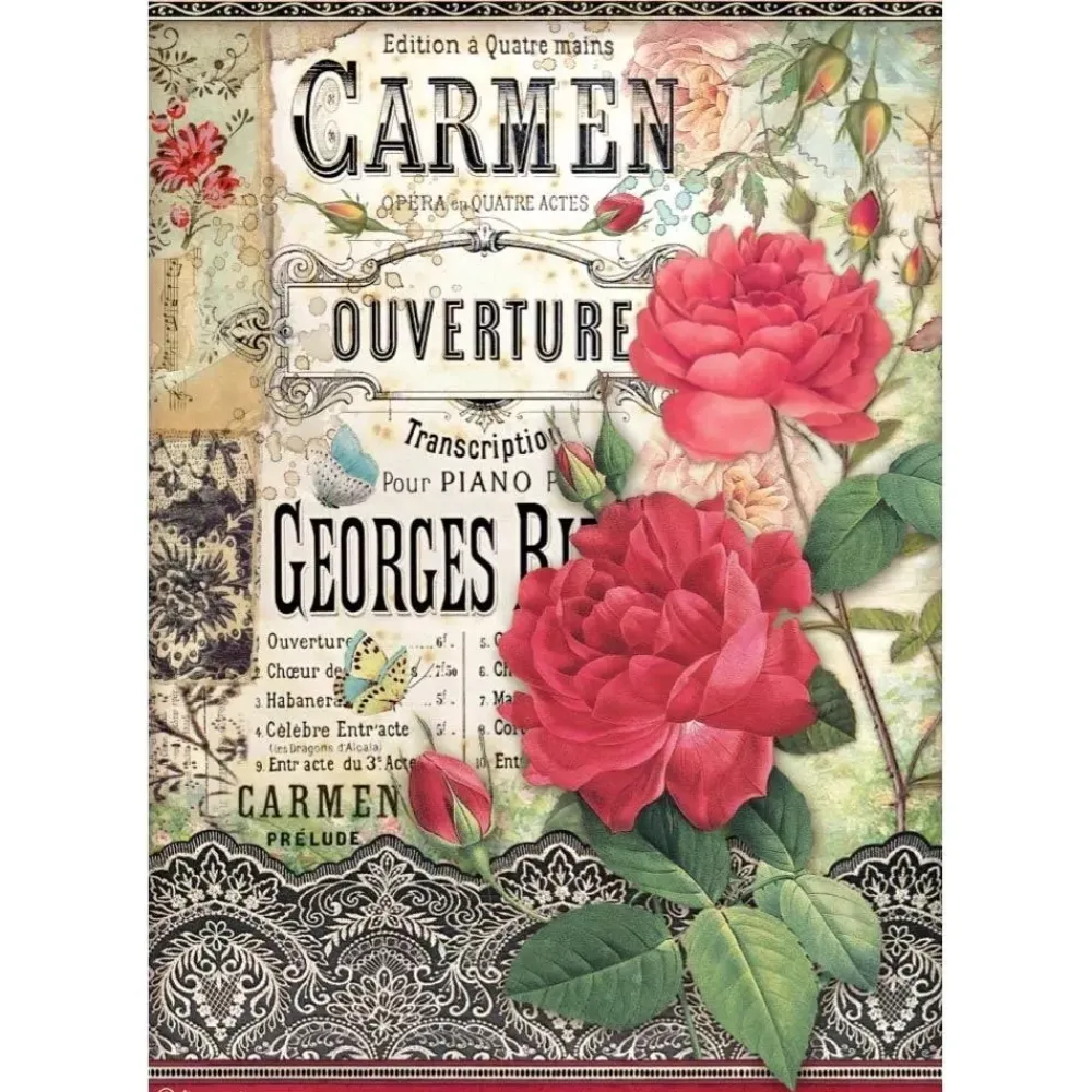 Sale Papel de Arroz Carmen Ouverture Desire 21x29cm Decoupage