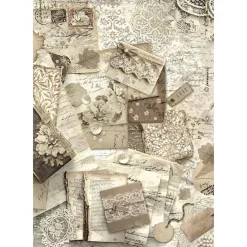 Best Papel de arroz Cartas Old Lace 21x30cm Papeles|Decoupage