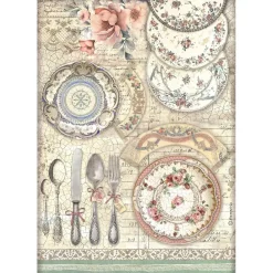 Discount Papel de arroz Cerámica Brocante Antiques 21x30cm Papeles|Decoupage