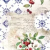 Papel de Arroz Cherrys IV Fruits Market 54x33cm Papel Y Decoupage