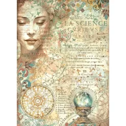 Hot Papel de Arroz Ciencia Fortune 21x30cm Decoupage