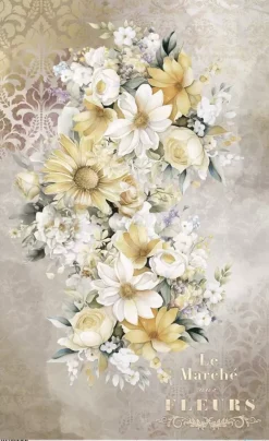 Clearance Papel de Arroz Daisies I La Vie en Fleurs 54x33cm Decoupage|Papeles