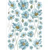 Hot Papel de arroz Flores Azules Best Sellers 21x30cm Papeles|Decoupage