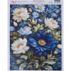 Sale Papel de Arroz Flores Azules y Beige 29x42cm Papeles|Decoupage