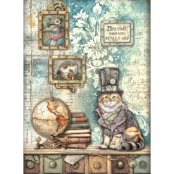 Clearance Papel de arroz Gato Alterego 21x30cm Papeles|Decoupage