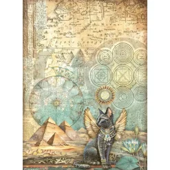 Sale Papel de Arroz Gato Fortune 21x30cm Decoupage