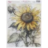 New Papel de Arroz Girasol 2 29x42cm Decoupage