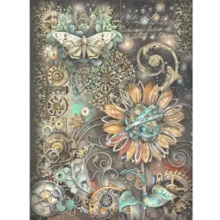 Hot Papel de arroz Girasol Mecánico Sir Vagabond in Fantasy World 21x30cm Papeles|Decoupage