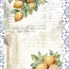 Papel de Arroz Lemon II Fruits Market 54x33cm Papel Y Decoupage
