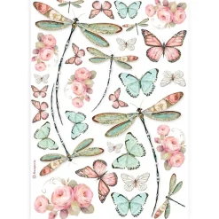 Sale Papel de arroz Libélulas Best Sellers 21x30cm Papeles|Decoupage