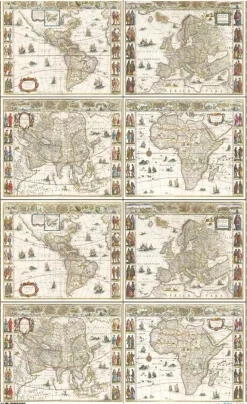Online Papel de arroz Mapa marítimo 54x33cm Decoupage