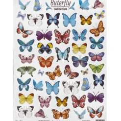 Papel de arroz Mariposas 29x41cm Papel Y Decoupage